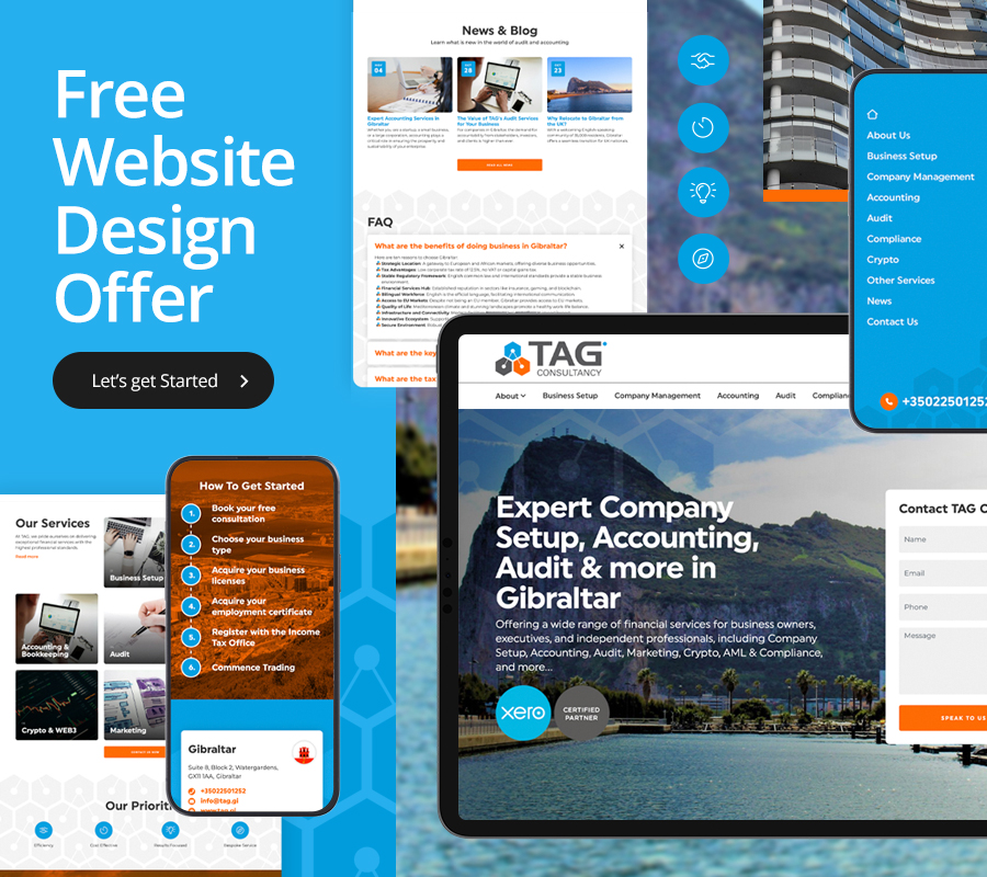 Free website design offer